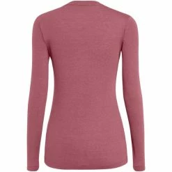 SALEWA Solidlogo Dry LS Tee Women mauvemood melange -Training Shirts Shop salewa solidlogo dry ls tee women mauvemood melange 2