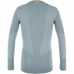 SALEWA Zebru Responsive LS Tee Men flint stone -Training Shirts Shop salewa zebru responsive ls tee men flint stone 2