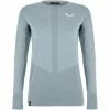 SALEWA Zebru Responsive LS Tee Women flint stone