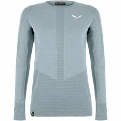 SALEWA Zebru Responsive LS Tee Women flint stone