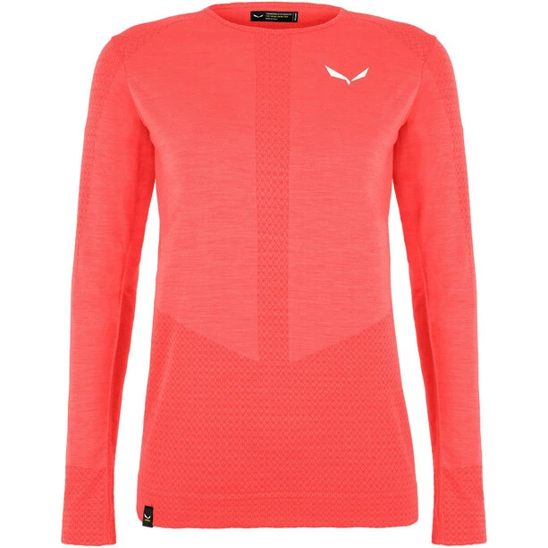 SALEWA Zebru Responsive LS Tee Women fluo coral 3 SALEWA Zebru Responsive LS Tee Women fluo coral