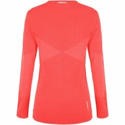 SALEWA Zebru Responsive LS Tee Women fluo coral 5 SALEWA Zebru Responsive LS Tee Women fluo coral -Training Shirts Shop salewa zebru responsive ls tee women fluo coral 2