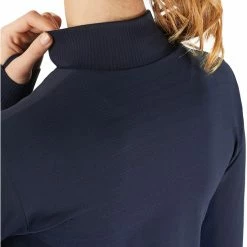 Salomon Comet Seamless Half Zip LS Shirt Women night sky/mood indigo -Training Shirts Shop salomon comet seamless half zip ls shirt women night sky mood indigo 4