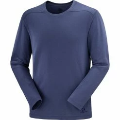 Salomon Essential LS Shirt Men mood indigo