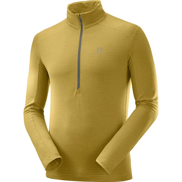 Salomon Outline Half Zip Mid LS Shirt Men cumin 3 Salomon Outline Half Zip Mid LS Shirt Men cumin