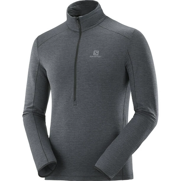 Salomon Outline Half Zip Mid Shirt Men black 3 Salomon Outline Half Zip Mid Shirt Men black