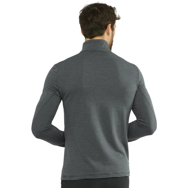 Salomon Outline Half Zip Mid Shirt Men black 4 Salomon Outline Half Zip Mid Shirt Men black - Image 2