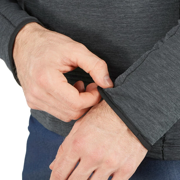 Salomon Outline Half Zip Mid Shirt Men black 6 Salomon Outline Half Zip Mid Shirt Men black - Image 4