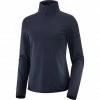 Salomon Outrack Half Zip Mid LS Shirt Women night sky/he