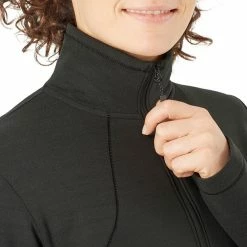 Salomon Transition Half Zip LS Shirt Women black -Training Shirts Shop salomon transition half zip ls shirt women black 4