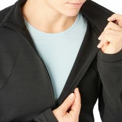 Salomon Transition Half Zip LS Shirt Women black -Training Shirts Shop salomon transition half zip ls shirt women black 5