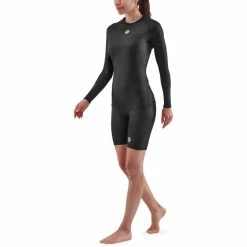 Skins Series-1 LS Top Women black -Training Shirts Shop skins series 1 ls top women black 5