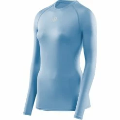 Skins Series-1 LS Top Women sky blue