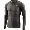 Skins Series-3 Compression LS Top Men charcoal -Training Shirts Shop skins series 3 compression ls top men charcoal 1