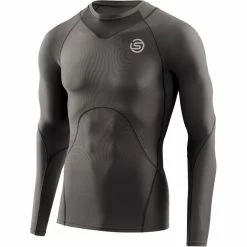 Skins Series-3 Compression LS Top Men charcoal