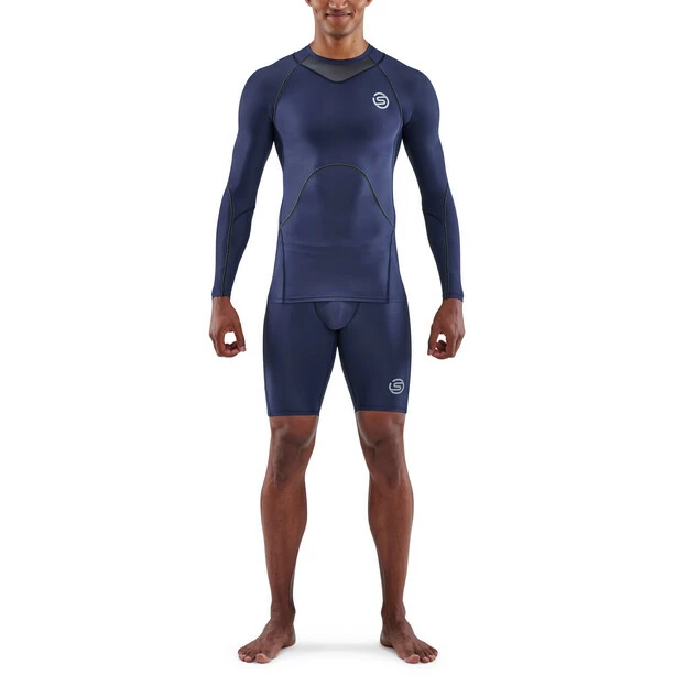 Skins Series-3 Compression LS Top Men navy blue 4 Skins Series-3 Compression LS Top Men navy blue - Image 2