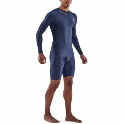 Skins Series-3 Compression LS Top Men navy blue 11 Skins Series-3 Compression LS Top Men navy blue -Training Shirts Shop skins series 3 compression ls top men navy blue 4