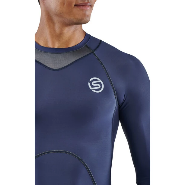 Skins Series-3 Compression LS Top Men navy blue 8 Skins Series-3 Compression LS Top Men navy blue - Image 6