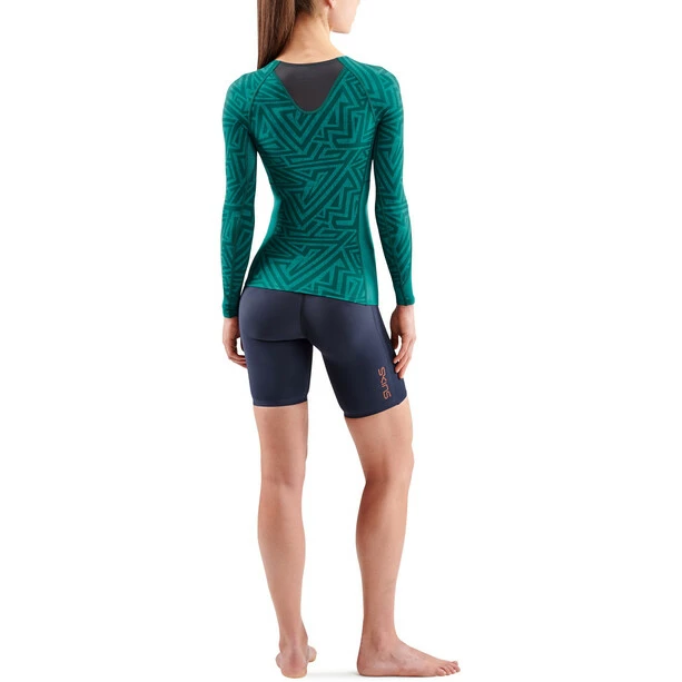 Skins Series-3 Compression LS Top Women lt. teal angle 7 Skins Series-3 Compression LS Top Women lt. teal angle - Image 5