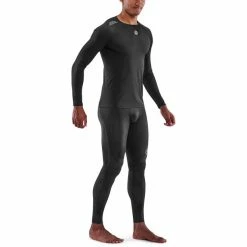 Skins Series-3 LS Top Men black -Training Shirts Shop skins series 3 ls top men black 4