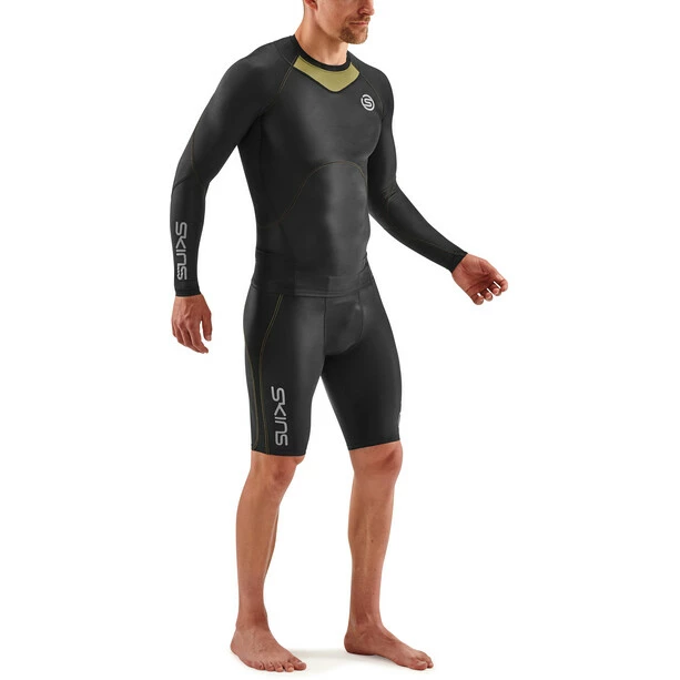 Skins Series-3 LS Top Men black olive 6 Skins Series-3 LS Top Men black olive - Image 4