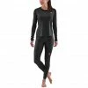 Skins Series-3 LS Top Women black -Training Shirts Shop skins series 3 ls top women black 1