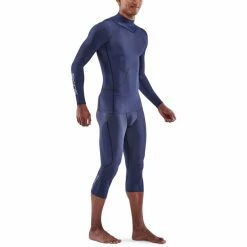 Skins Series-3 Thermal LS Shirt Men navy blue -Training Shirts Shop skins series 3 thermal ls shirt men navy blue 5