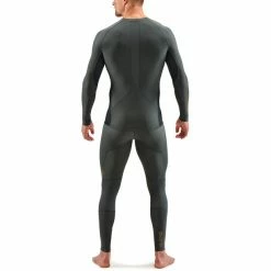 Skins Series-5 LS Top Men grey/blue -Training Shirts Shop skins series 5 ls top men grey blue 6