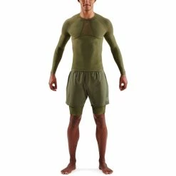 Skins Series-5 LS Top Men khaki 10 Skins Series-5 LS Top Men khaki -Training Shirts Shop skins series 5 ls top men khaki 3