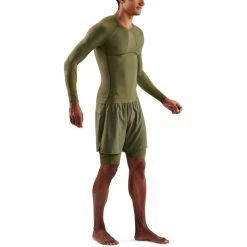 Skins Series-5 LS Top Men khaki 12 Skins Series-5 LS Top Men khaki -Training Shirts Shop skins series 5 ls top men khaki 5
