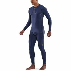 Skins Series-5 LS Top Men navy blue 12 Skins Series-5 LS Top Men navy blue -Training Shirts Shop skins series 5 ls top men navy blue 5