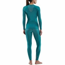 Skins Series-5 LS Top Women teal 10 Skins Series-5 LS Top Women teal -Training Shirts Shop skins series 5 ls top women teal 3
