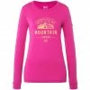 Super.natural Mountain Love LS Shirt Women fuchsia red/illuminating -Training Shirts Shop supernatural mountain love ls shirt women fuchsia red illuminating 1