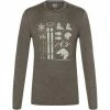 Super.natural Skiing Bear LS Shirt Men wren melange/seneca/lemon -Training Shirts Shop supernatural skiing bear ls shirt men wren melange seneca lemon 1