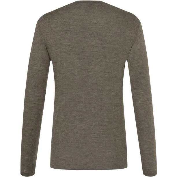 Super.natural Skiing Bear LS Shirt Men wren melange/seneca/lemon 4 Super.natural Skiing Bear LS Shirt Men wren melange/seneca/lemon - Image 2