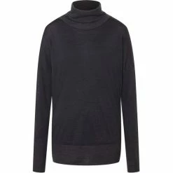 Super.natural Skiing Turtle Neck Women jet black melange