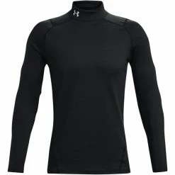 Under Armour CG Armour Fitted Mock Long Sleeve Shirt Men black/white
