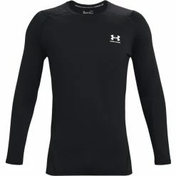 Under Armour HealGear Armour Fitted Long Sleeve Shirt Men black