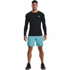 Under Armour HealGear Armour Fitted Long Sleeve Shirt Men black -Training Shirts Shop under armour healgear armour fitted long sleeve shirt men black 4