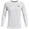 Under Armour HealGear Armour Fitted Long Sleeve Shirt Men white -Training Shirts Shop under armour healgear armour fitted long sleeve shirt men white 1