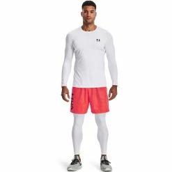 Under Armour HealGear Armour Fitted Long Sleeve Shirt Men white -Training Shirts Shop under armour healgear armour fitted long sleeve shirt men white 4