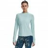 Under Armour OutRun the Cold Long Sleeve Shirt Women fuse teal/fuse teal -Training Shirts Shop under armour outrun the cold long sleeve shirt women fuse teal fuse teal 1