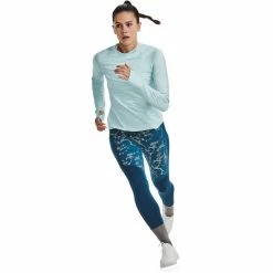 Under Armour OutRun the Cold Long Sleeve Shirt Women fuse teal/fuse teal -Training Shirts Shop under armour outrun the cold long sleeve shirt women fuse teal fuse teal 2
