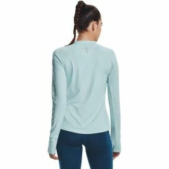 Under Armour OutRun the Cold Long Sleeve Shirt Women fuse teal/fuse teal -Training Shirts Shop under armour outrun the cold long sleeve shirt women fuse teal fuse teal 3