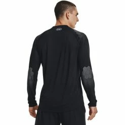 Under Armour Print Long Sleeve Shirt Men black/halo gray -Training Shirts Shop under armour print long sleeve shirt men black halo gray 3