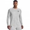 Under Armour Print Long Sleeve Shirt Men halo gray/black -Training Shirts Shop under armour print long sleeve shirt men halo gray black 1