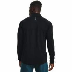 Under Armour Qualifier Run 2.0 1/2 Zip Long Sleeve Shirt Men black -Training Shirts Shop under armour qualifier run 20 1 2 zip long sleeve shirt men black 5