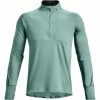 Under Armour Qualifier Run 2.0 1/2 Zip Long Sleeve Shirt Men fresco green/black/reflective -Training Shirts Shop under armour qualifier run 20 1 2 zip long sleeve shirt men fresco green black reflective 1