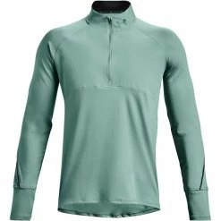 Under Armour Qualifier Run 2.0 1/2 Zip Long Sleeve Shirt Men fresco green/black/reflective