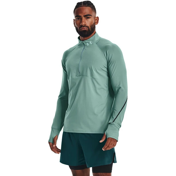 Under Armour Qualifier Run 2.0 1/2 Zip Long Sleeve Shirt Men fresco green/black/reflective 5 Under Armour Qualifier Run 2.0 1/2 Zip Long Sleeve Shirt Men fresco green/black/reflective - Image 3